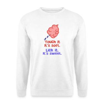 Bonbons Sweet Tooth Statement Dessert Délicieux - Sweat-shirt Unisexe - blanc - Devant