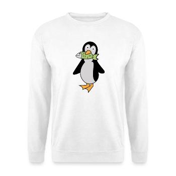 Oiseau de mer Animal Pingouin Oiseau Pôle Sud Zoo - Sweat-shirt Unisexe - blanc - Devant