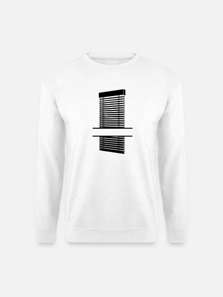 Blinds for window coverings - Unisex Sweatshirt - white