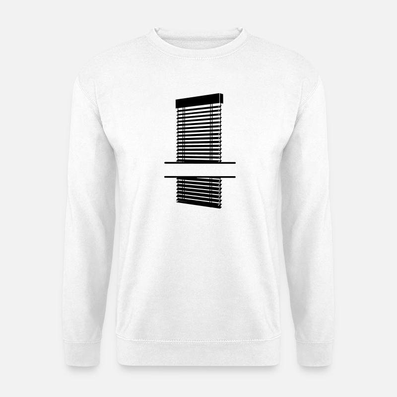 Blinds for window coverings - Unisex Sweatshirt - white