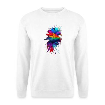 Bird of paradise - Unisex Sweatshirt - white - Front