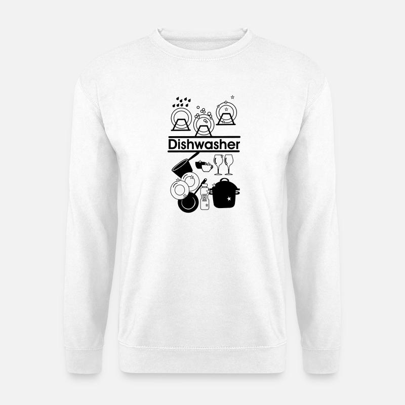 Dishwasher 03 - Unisex Sweatshirt - white