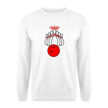 Bowling King - Unisex Sweatshirt - white - Front
