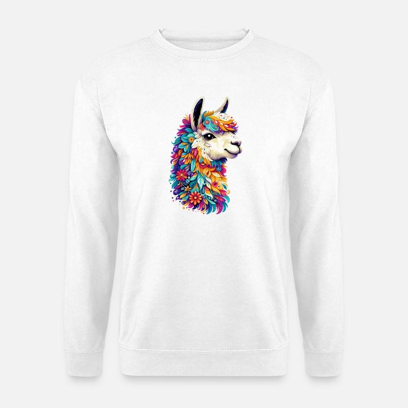 Alpaca - Unisex Sweatshirt - white