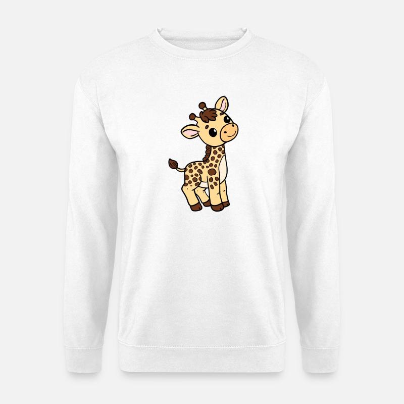 Giraffe - Unisex Pullover - Weiß