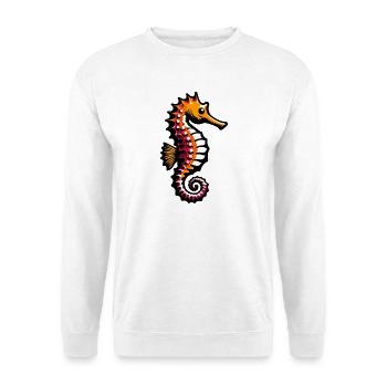 Hippocampe - Sweat-shirt Unisexe - blanc - Devant