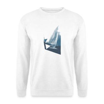 Windspiel auf hoher See - Unisex Pullover - Weiß - Vorne