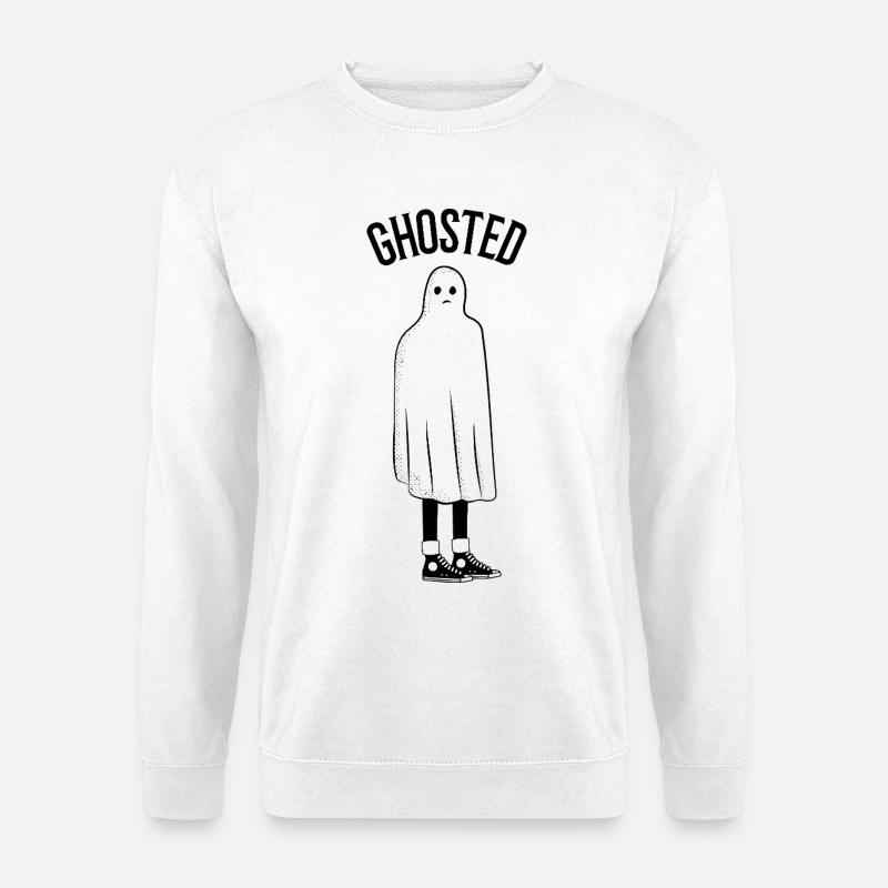 Ghosted Sad Ghost - Unisex Sweatshirt - white