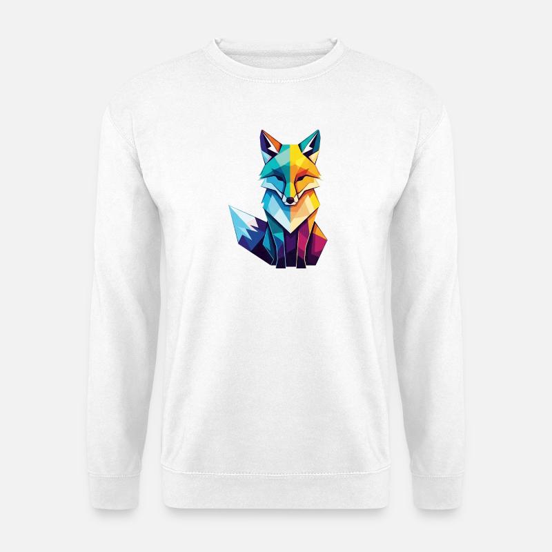 Fuchs - Unisex Pullover - Weiß