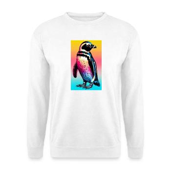 pingouin - Sweat-shirt Unisexe - blanc - Devant