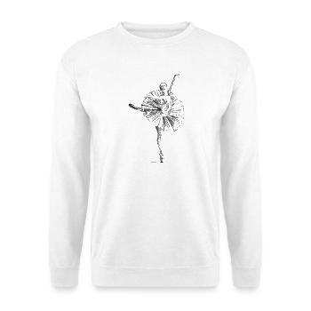 ballet - Sweat-shirt Unisexe - blanc - Devant