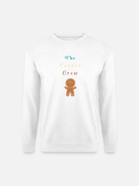 Lebkuchen Weihnachten Lebkuchenmann Gingerbread - Unisex Pullover - Weiß