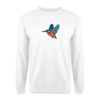 Martin-pêcheur - Sweat-shirt Unisexe - blanc - Devant