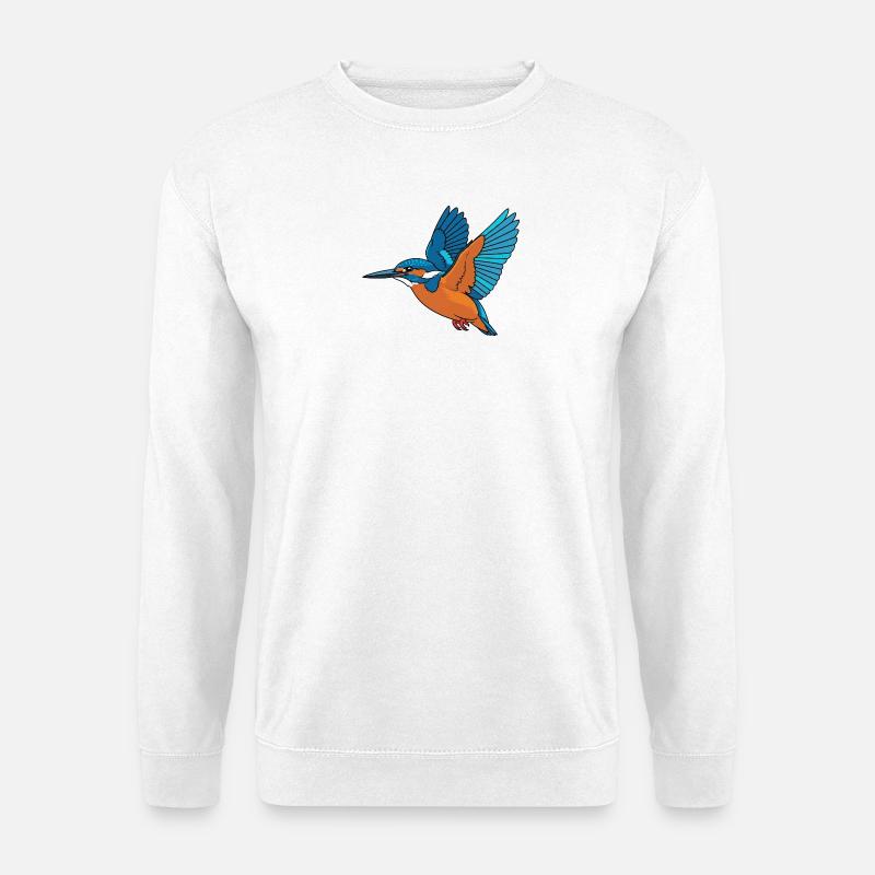 Eisvogel  - Unisex Pullover - Weiß