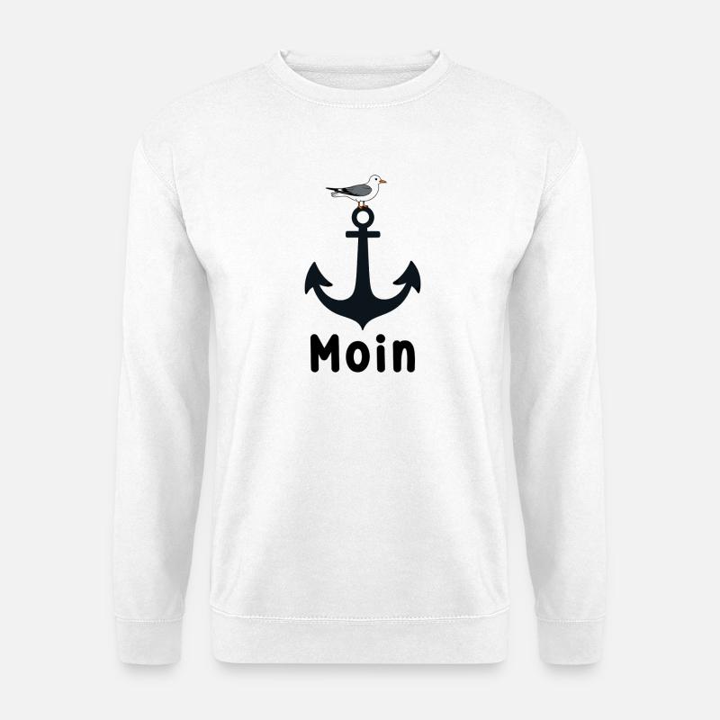 Anker Seagull Moin - Unisex Sweatshirt - white