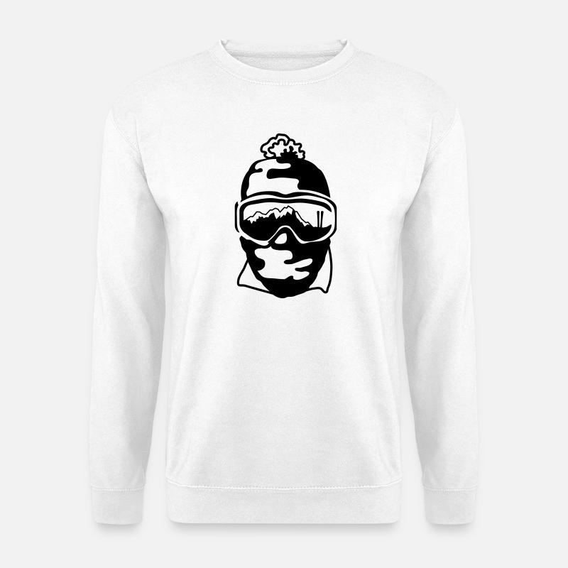 Skibrille - Unisex Pullover - Weiß
