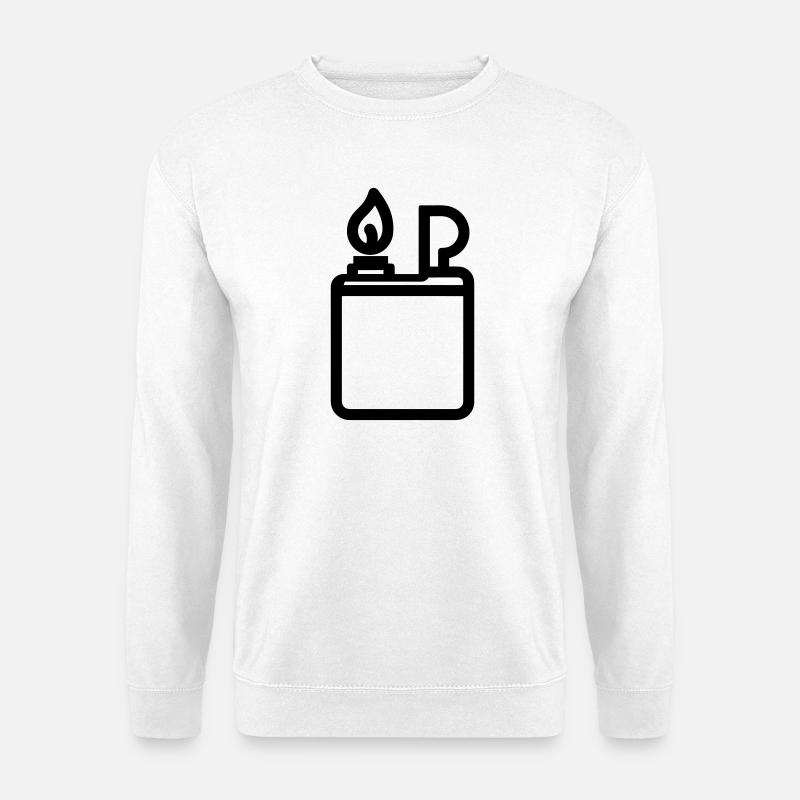 lighter - Unisex Sweatshirt - white