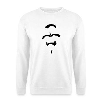 Fallschirm Diamant - Unisex Pullover - Weiß - Vorne