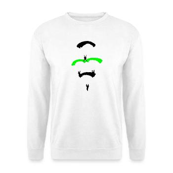 Fallschirm Diamant - Unisex Pullover - Weiß - Vorne