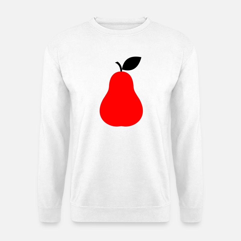 Birne Obst Frucht - Unisex Pullover - Weiß