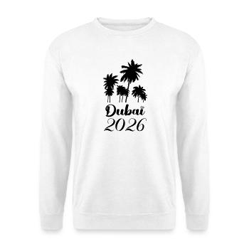 Dubai 2026 - Unisex Pullover - Weiß - Vorne
