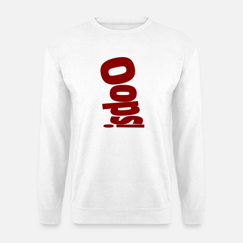 Oops Fall - Unisex Sweatshirt - white