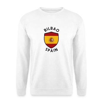 Bilbao Schild Spanien Wappen Abschlag - Unisex Pullover - Weiß - Vorne