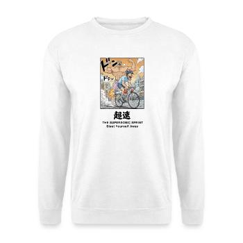 Supersonic Sprint Manga - Unisex Pullover - Weiß - Vorne