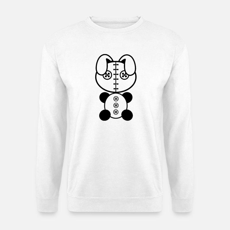 Plüschig: Kuzy - Unisex Pullover - Weiß