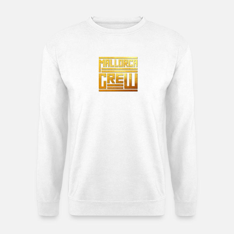 Mallorca Crew - Unisex Pullover - Weiß
