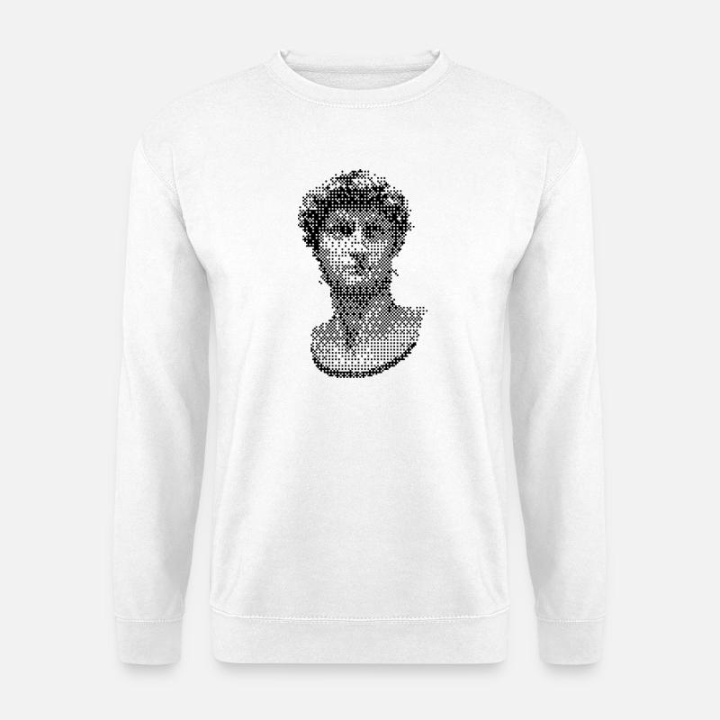 Michelangelo David sculpture design - Unisex Sweatshirt - white