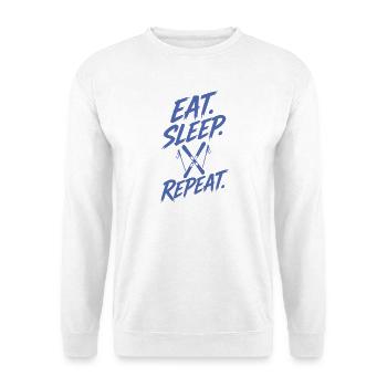 Wintersport Skiurlaub Skifahrer Skipiste  - Unisex Pullover - Weiß - Vorne