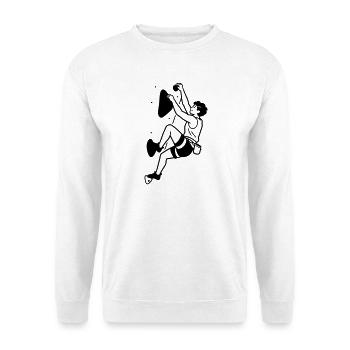 bouldering - Unisex Sweatshirt - white - Front