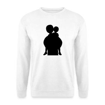 Family Silhouette Parents Children Love Together - Unisex Sweatshirt - white - Front