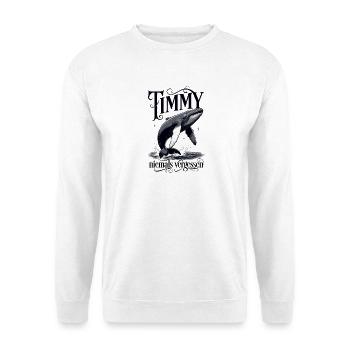 Timmy, der Wal - Unisex Pullover - Weiß - Vorne