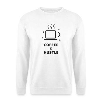 Café & Motivation - Sweat-shirt Unisexe - blanc - Devant