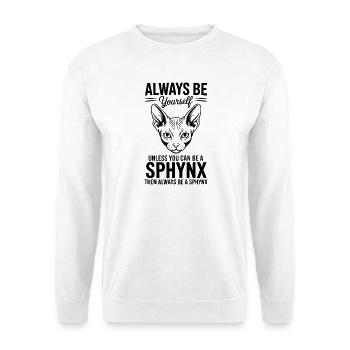 Sphynx Cat Sayings Funny Sphynx Cat Gift - Unisex Sweatshirt - white - Front