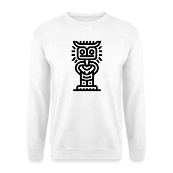 Totem - Unisex Pullover - Weiß - Vorne - Alina (178cm) & Michal (187cm)