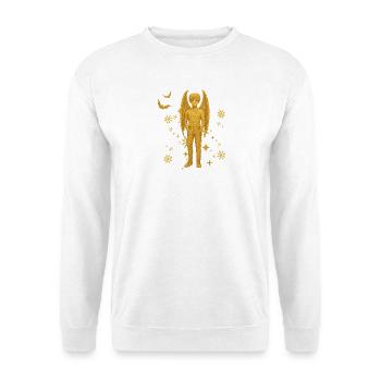 Vampir-Dämon Edition Winter - Unisex Pullover - Weiß - Vorne - Alina (178cm) & Michal (187cm)
