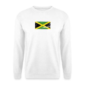 Jamaica Flagge - Unisex Pullover - Weiß - Vorne