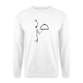 Restaurant, Crew, serveuse - Sweat-shirt Unisexe - blanc - Devant