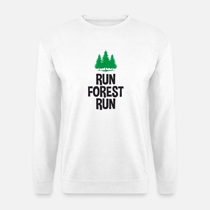 Run Forest Run - Unisex Sweatshirt - white