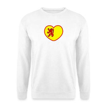 In the heart of the South Holland flag South Holland - Unisex Sweatshirt - white - Front