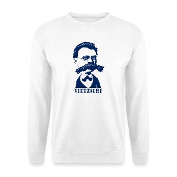 Nietzsche - Sweat-shirt Unisexe - blanc - Devant