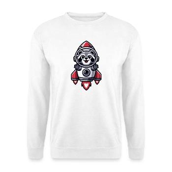 Rocket Raccoon : Le butineur cosmique - Sweat-shirt Unisexe - blanc - Devant