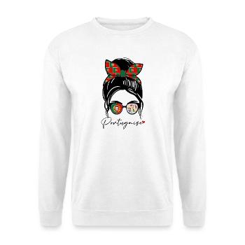 Portugaise - Sweat-shirt Unisexe - blanc - Devant