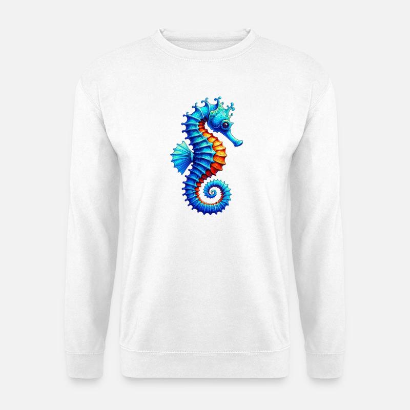 Seepferdchen - Unisex Pullover - Weiß