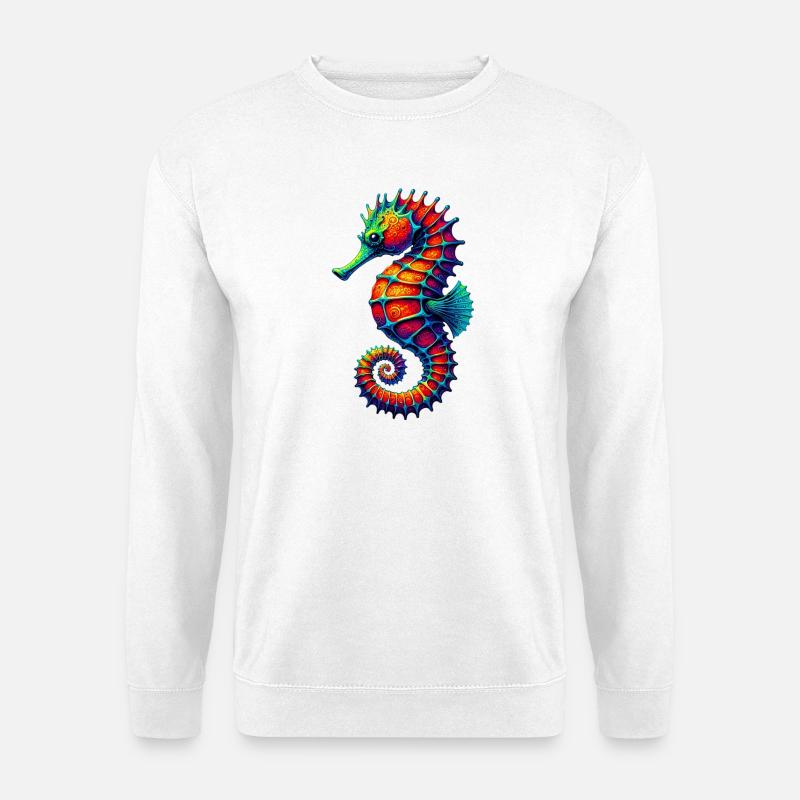 Seepferdchen - Unisex Pullover - Weiß