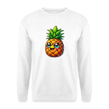 Ananas - Sweat-shirt Unisexe - blanc - Devant