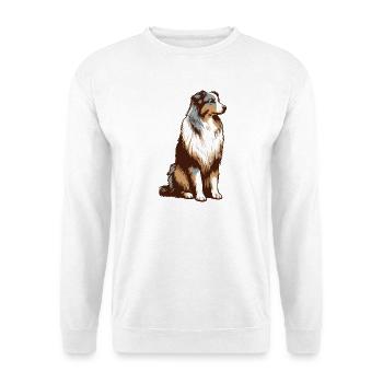Australian Shepherd - Unisex Pullover - Weiß - Vorne
